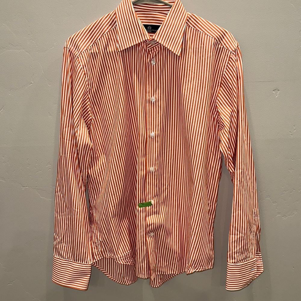 ITALIAN DESIGNER Eredi Pisano - Men’s Dress Shirt - 15.5 / 39 - Great Detail